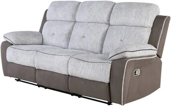 global grey dark sofa and loveseat recliner