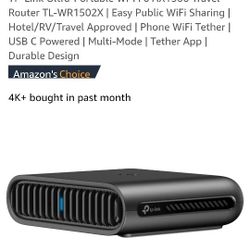 Tp Link Ultra Powerful Wi-Fi 6 Ax 1500 Traveling Router 