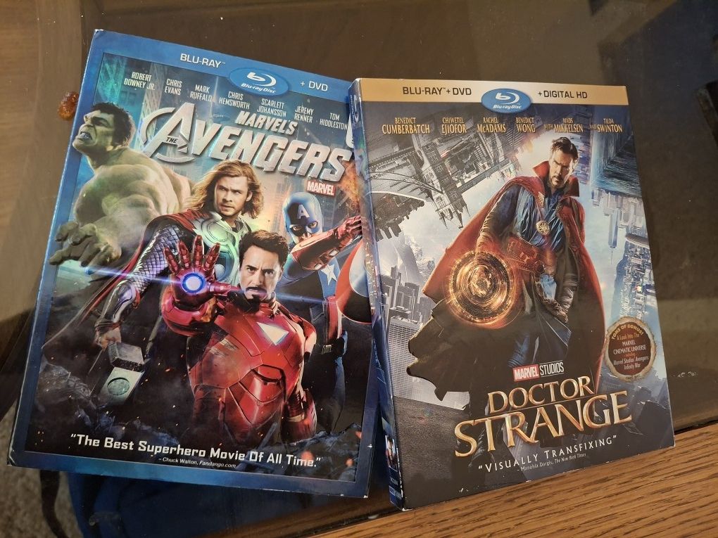 Doctor Strange & The Avengers Blu Ray movies
