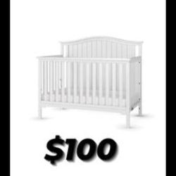 White Baby Bed