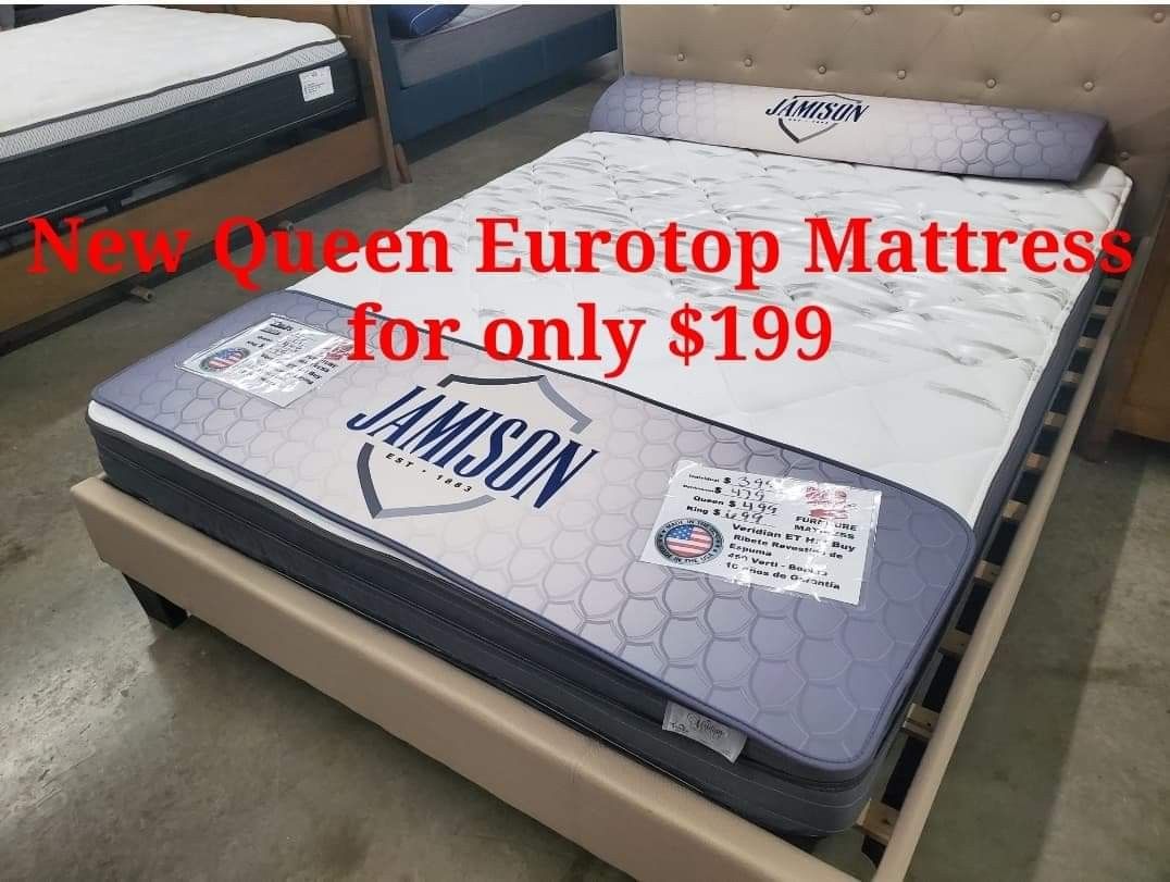 New Queen Eurotop Mattress