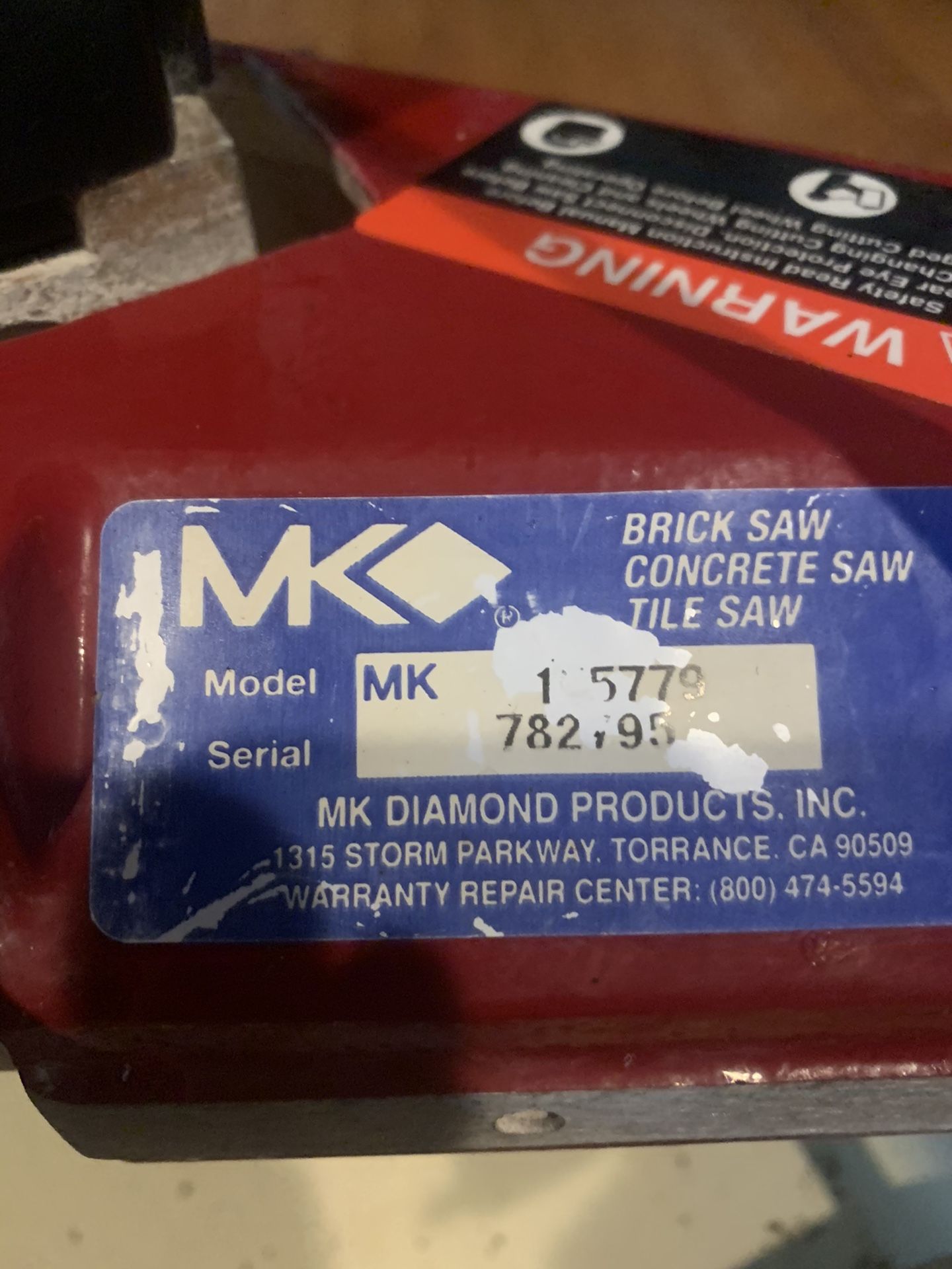 MK 470 Wet Tile Saw Flooring Marble for Sale in Mount Dora, FL OfferUp