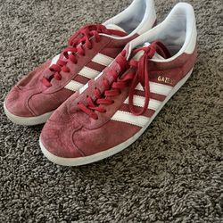 Red Adidas Gazelles