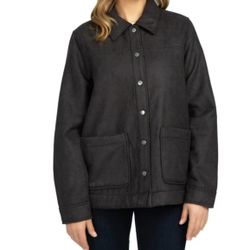 Faux Suede Trucker Jacket