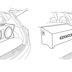 Kenwood Subs In A box and Amp!