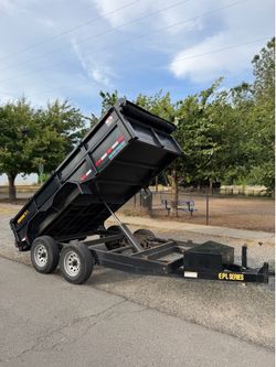 2023 big dog 6 x 12 dump trailer 10k with ramps