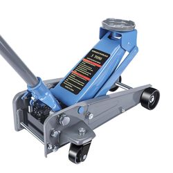 3 Ton Floor Jack,Made of Durable Carbon Steel with Wheels for Secure Lifting,Fast Lift Floor Jack with Range of 5.31" to 18.11",Providing Stable Suppo