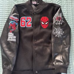 Marvel Spider-Man Varsity Jacket – Youth Size 14