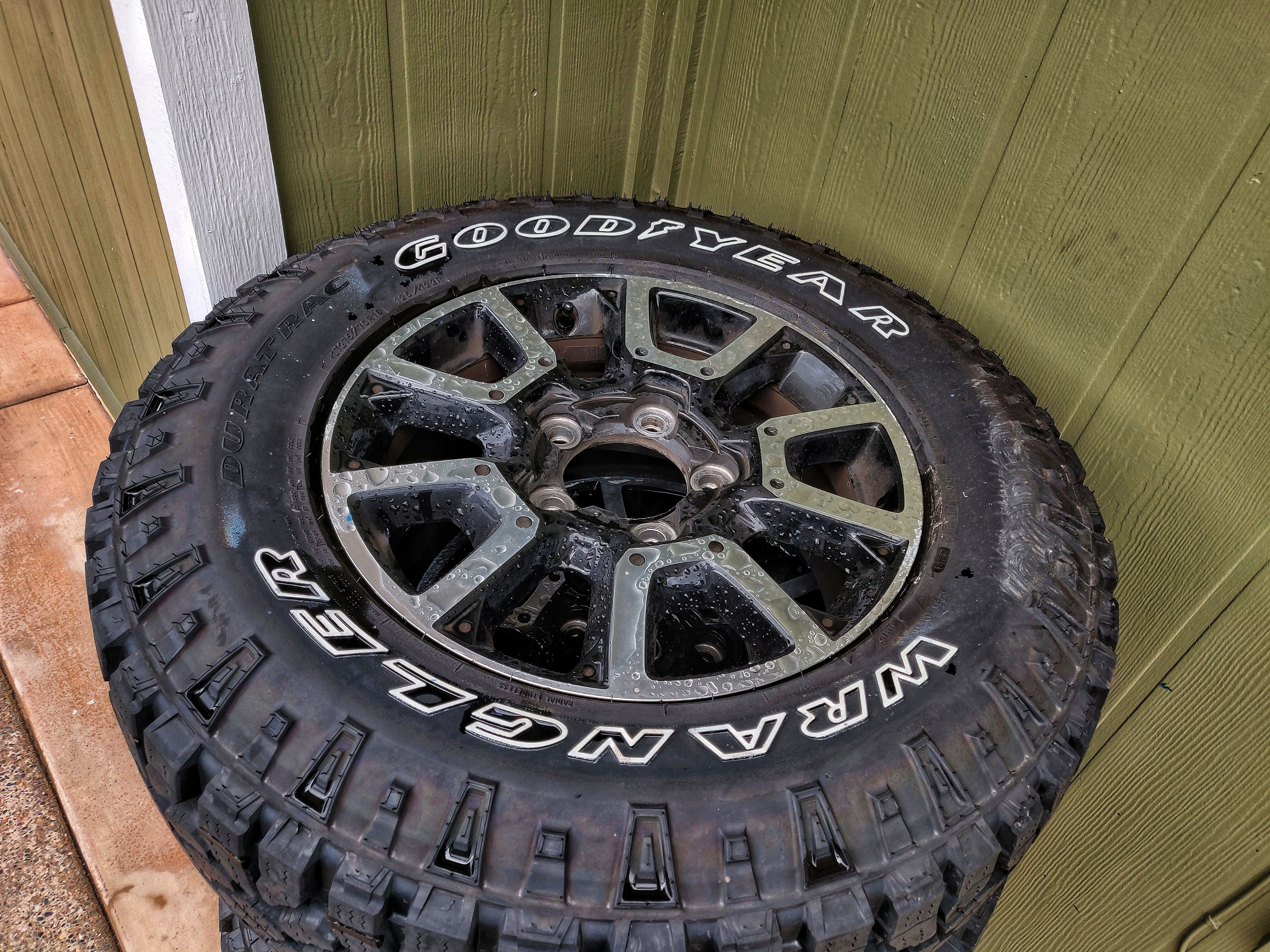 Goodyear Wrangler duratrac lt 275 70 18 on tundra wheels for Sale in Lemon  Grove, CA - OfferUp