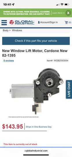New Window Motor
