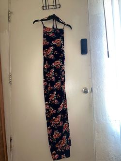 Floral Maxi Dress with Spaghetti Straps