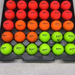 Srixon Matt Colored Golf Balls Each Dozen For $10