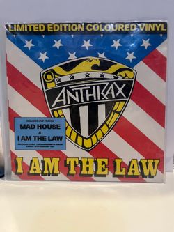 Anthrax - I Am the Law (Damaged) European Import Judge Dredd