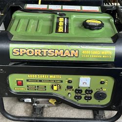 4,000/3,500-Watt Gasoline Fueled Portable Generator