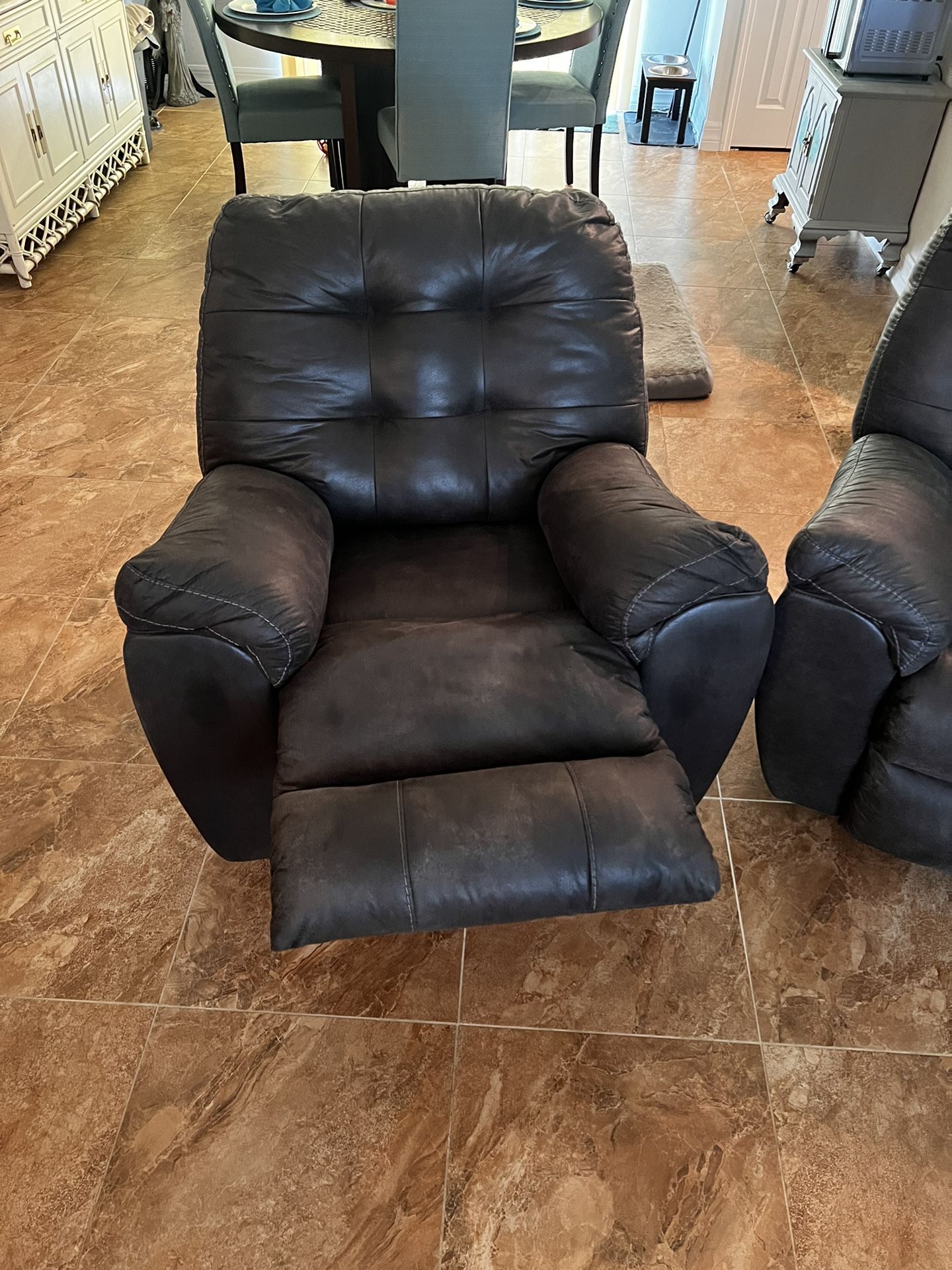 Ashley Fallston Slate Gray Recliners Set Of 2 for Sale in Cape Coral FL OfferUp