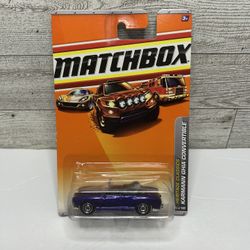 Matchbox Purple ‘2009 Karmann Ghia Convertible / Heritage Classics • Die Cast Metal  & Plastic • Made in Thailand 