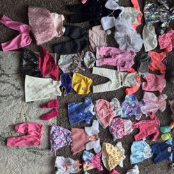Our Generation Doll And Baby Alive Doll With Clothes And Accessories Along With Crib
