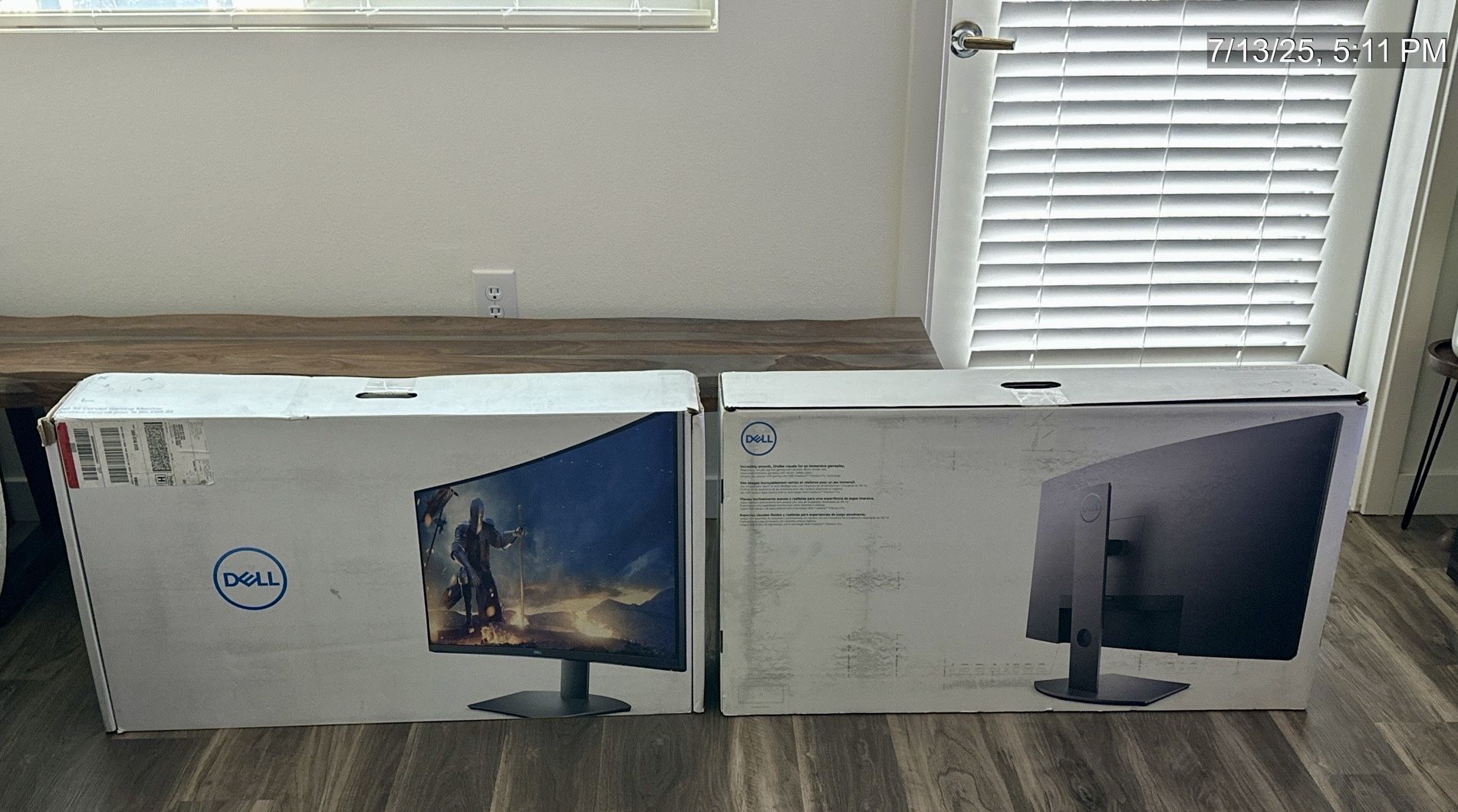Dell 32 inch Curve Monitors (Qty. 2)