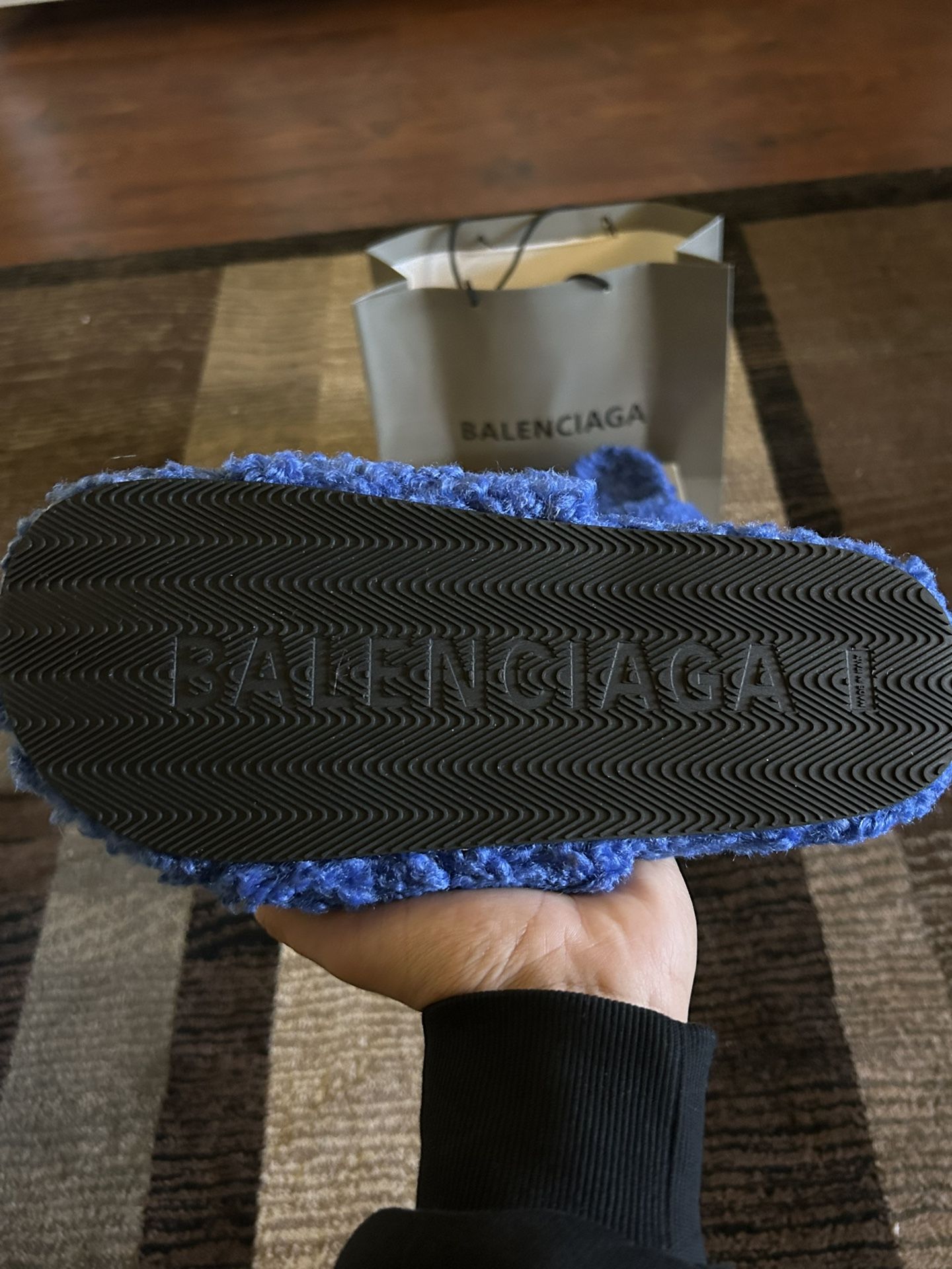 Balenciaga Fur Slides