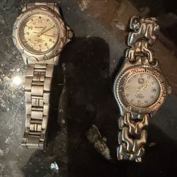 2 Ladies Watches 1- Tag Hauer And 1 - Hugo Max