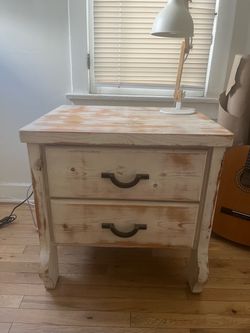 Side table with drawers