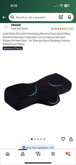 Ergonomic Pillow, Lash Pillow, Esthetician Pillow