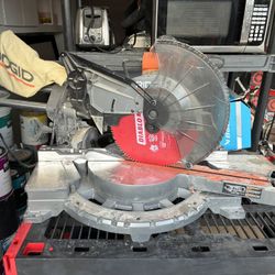 15 Amp Corded 12 in. Dual Bevel Sliding Miter Saw with 70 Deg. Miter Capacity