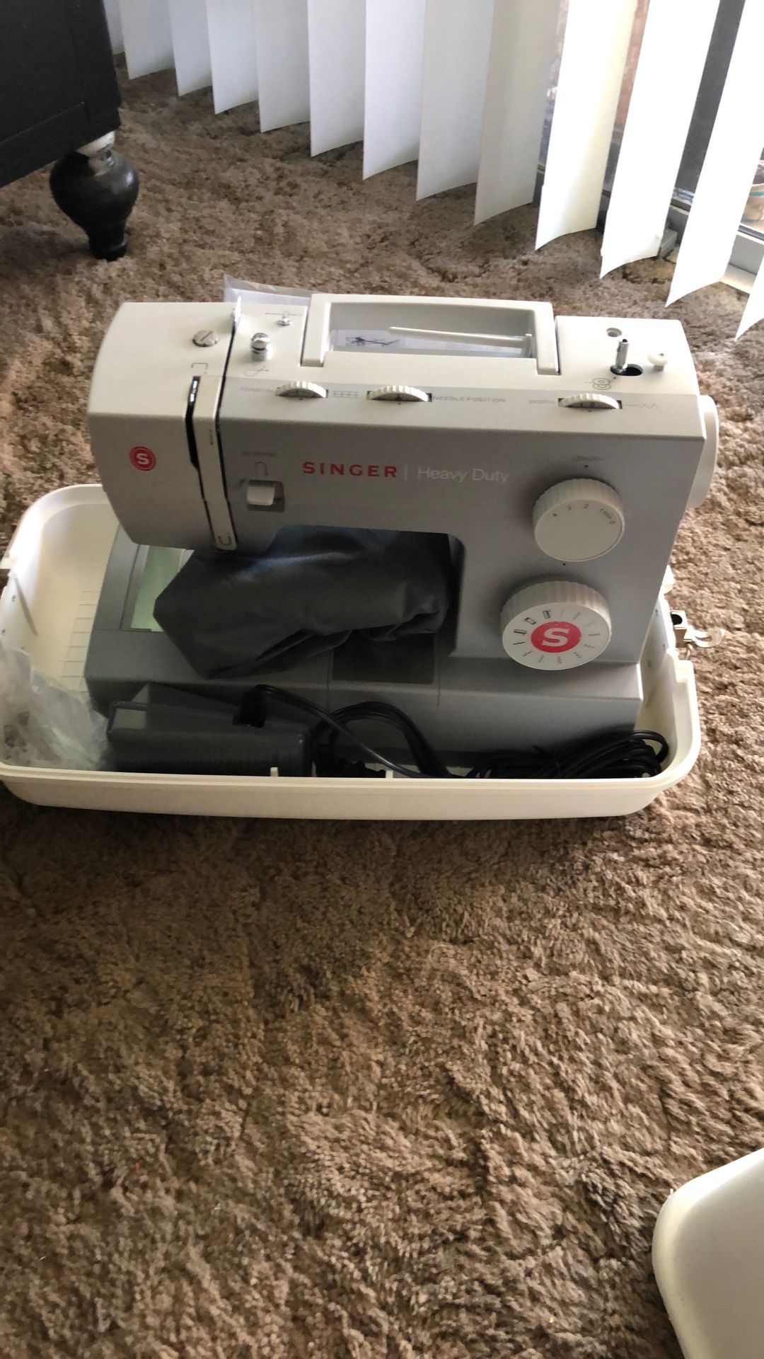 Sewing Machine With Storage Box