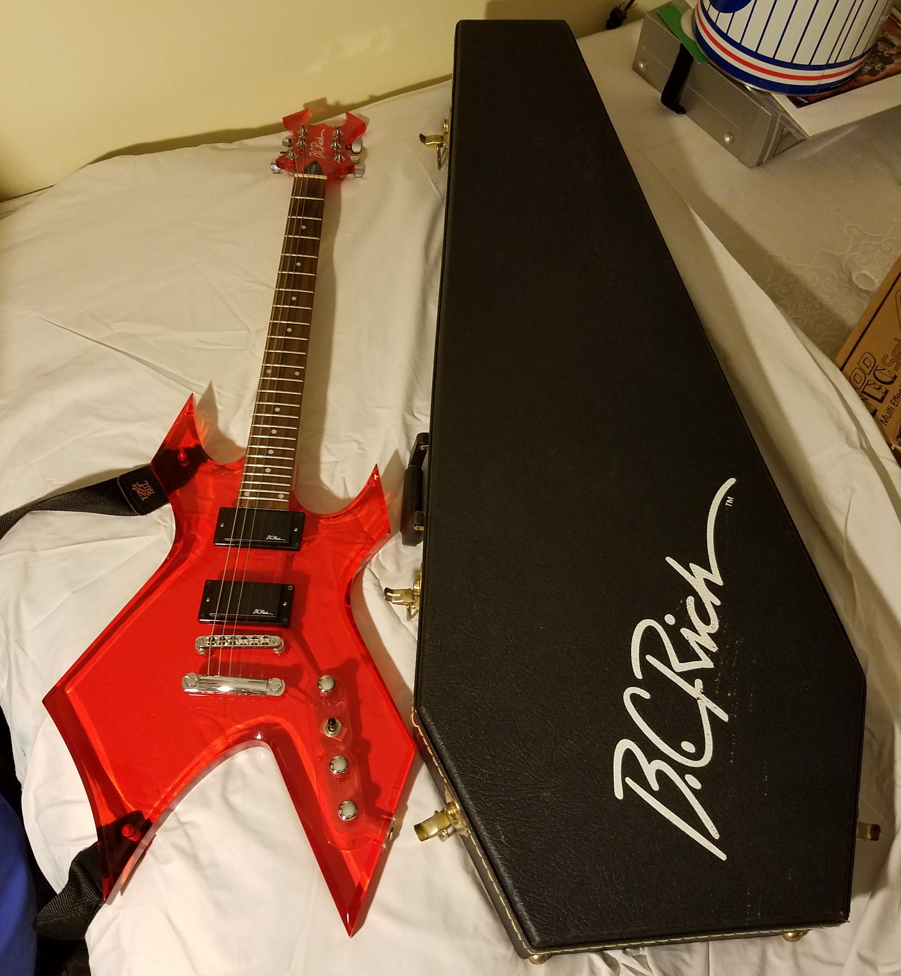 1999 BC Rich Acrylic Red GuitarGuitar Reduced $450.00 for Sale Hanover Park, IL - OfferUp
