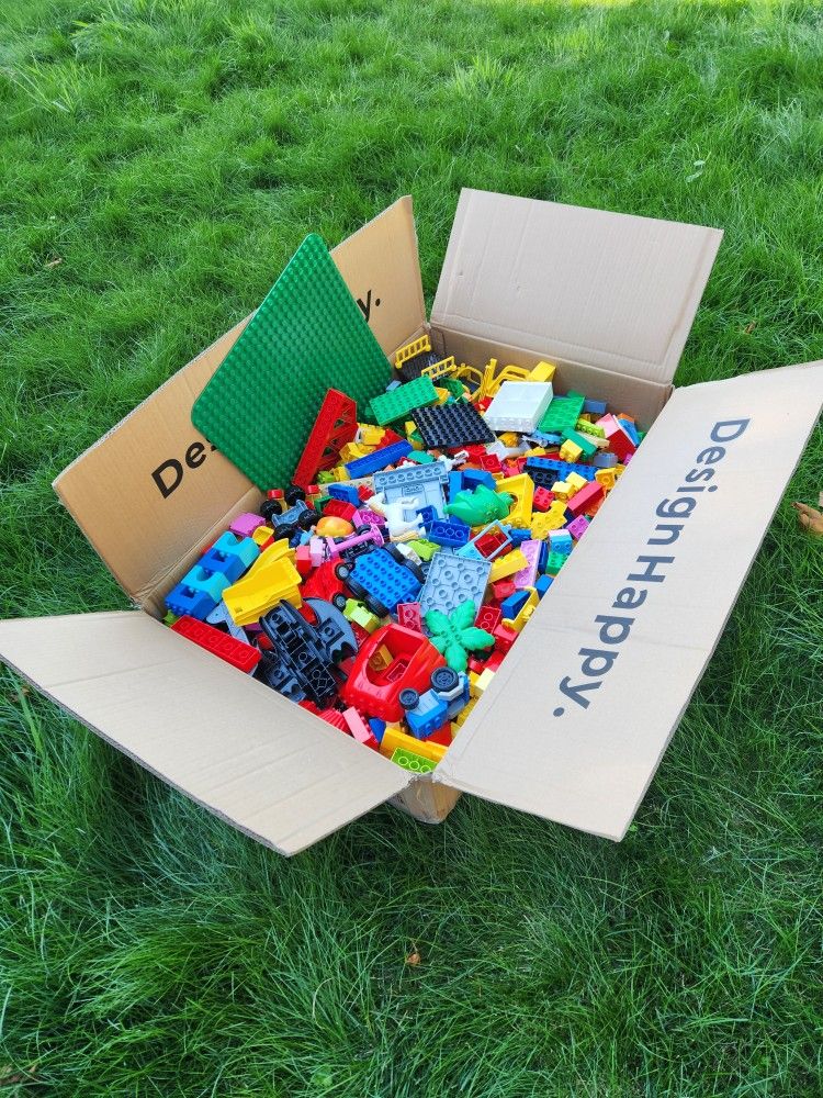 A Box Of Lego Duplo