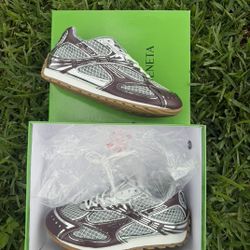 Bottega Red & Silver