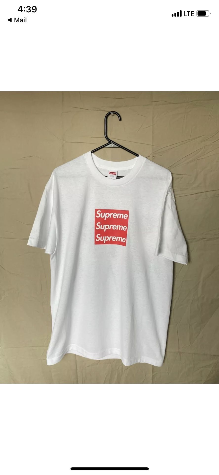 Asspizza X Supreme Triple Box Logo Size Small White BOGO New