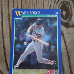 Wade Boggs Baseball Card
