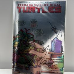 Teenage Mutant Ninja Turtles 1 Unsigned Cowabunga Chrome Foil TMNT Skottie Young