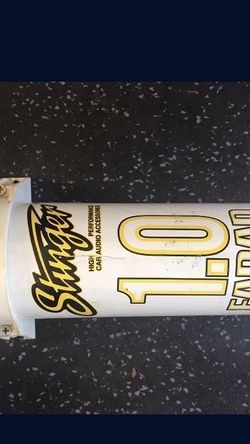 Stinger 1.0 capacitor with mounting bracket.