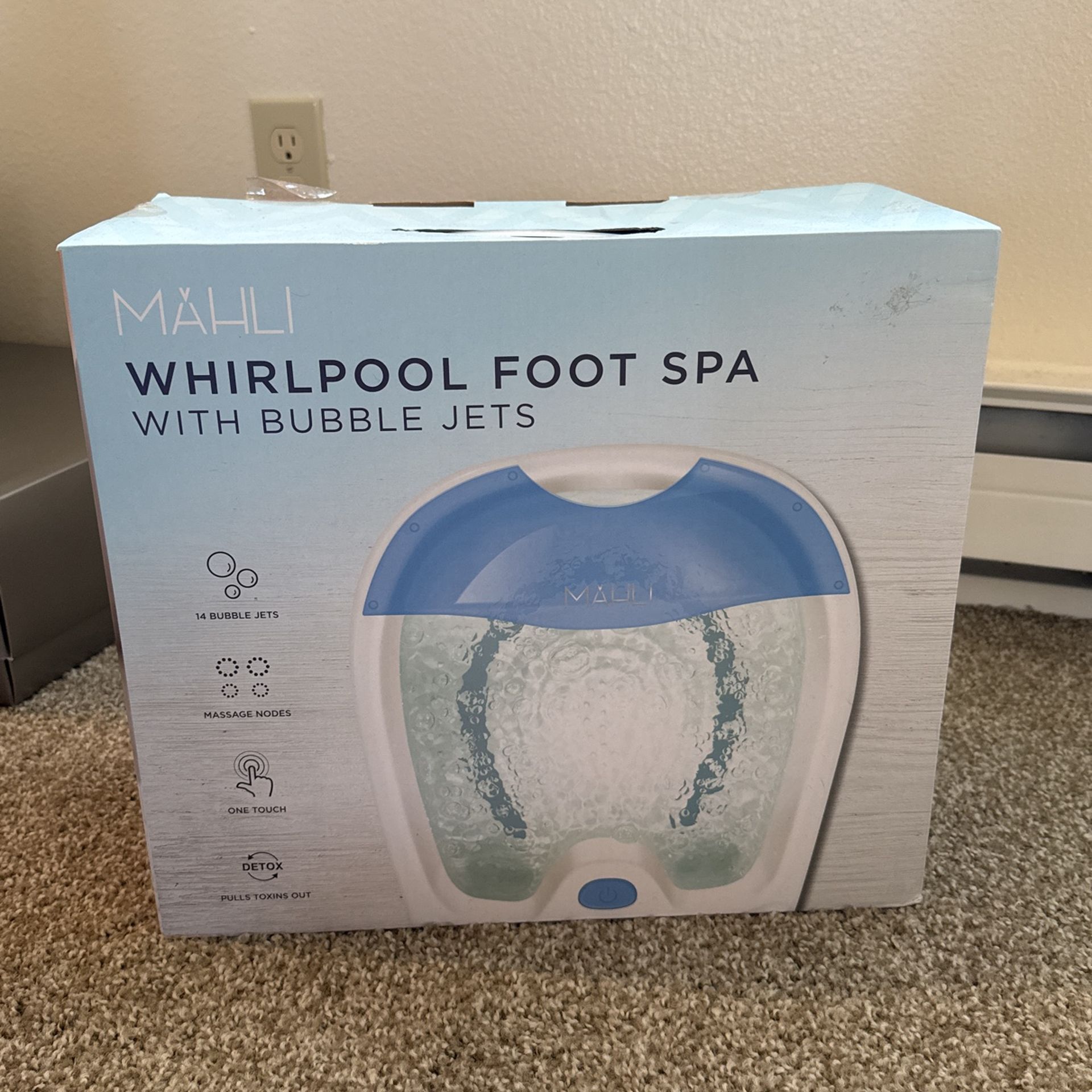 Mali Whirlpool Foot Spa With Bubble Jets