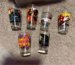 6 glass cup lot from Alamo Drafthouse and Mondo