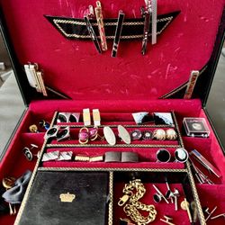 Box Of Cuff links And Tie Bars