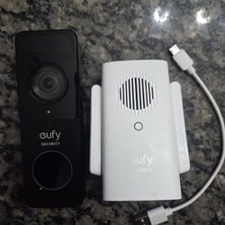 Eufy Wireless 1080p Video Doorbell with Chime, Locally Stored Data