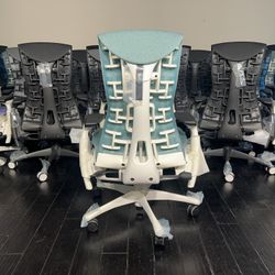 *FREE DELIVERY* NEW HERMAN MILLER LOGITECH G EMBODY CHAIRS - ALL COLORS AVAILABLE NEW HERMAN MILLER AERON