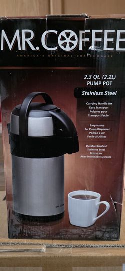 Brand new Mr coffee 2.3 quart pump pot