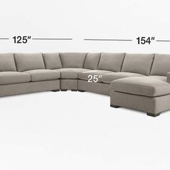 Brand New Sectional Couch - Crate & Barrel Axis