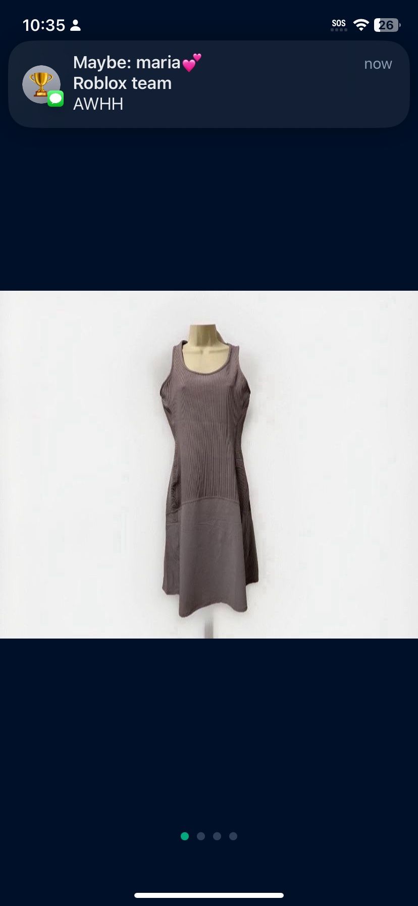 ✨New✨ Adult Women Small Athlete Dress Lilac Purple Activewear Ribbed