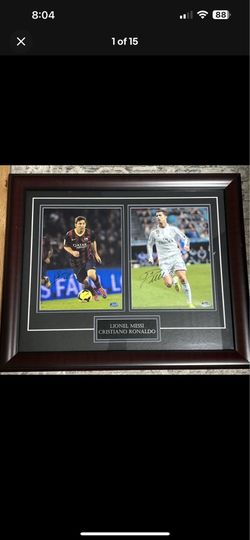 RONALDO-MESSI AUTO FRAME- MESSAGE ME FOR MORE