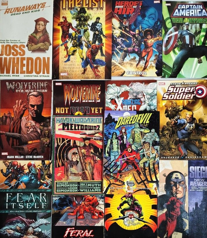 Marvel Stories Softback Lot Of 11 & 3 Hardback Comics