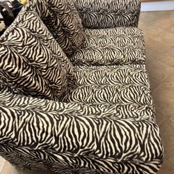 Small Zebra Couch