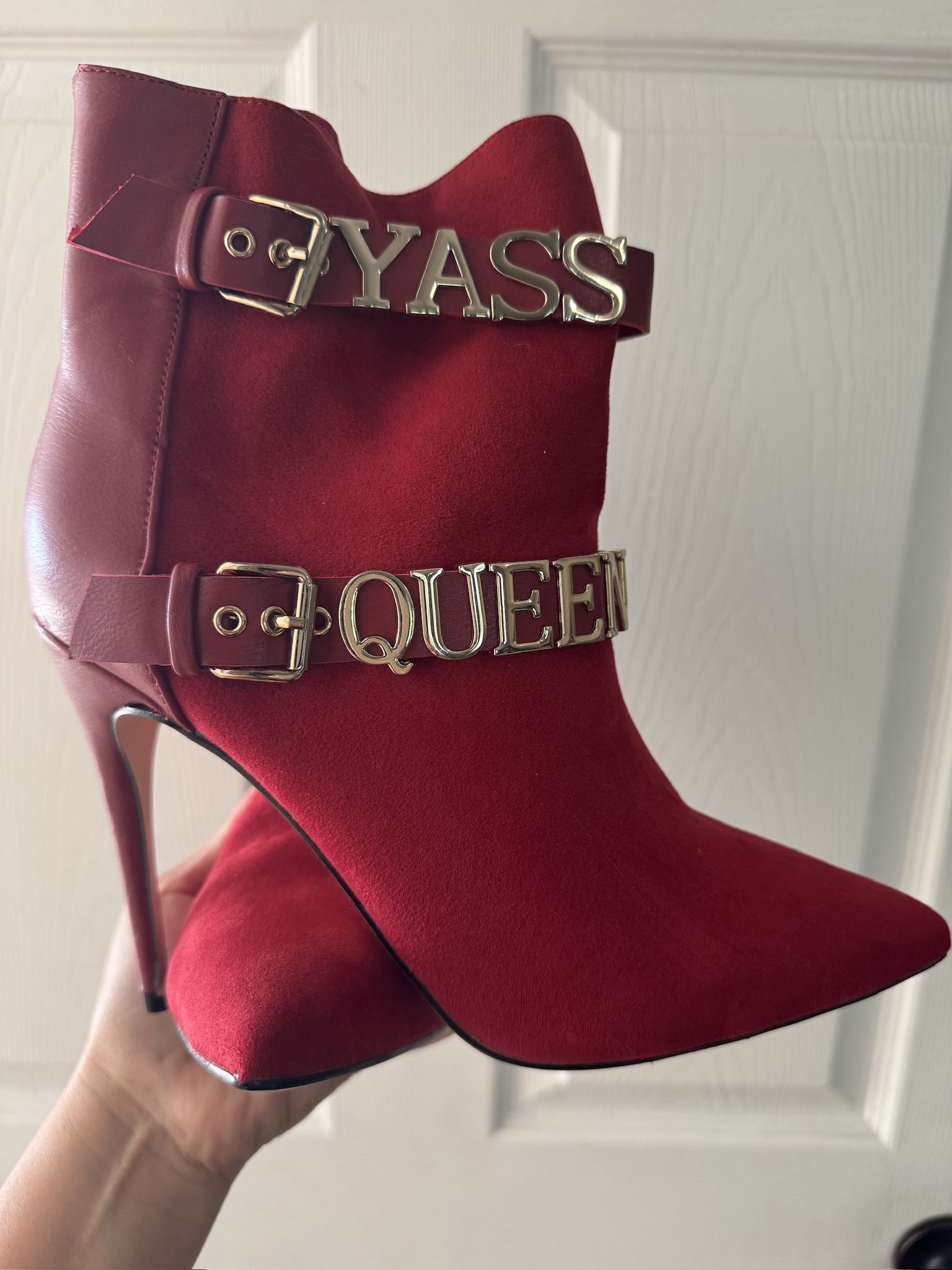 Red Heel Boots 