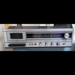 Vintage Sears AM FM Stereo Radio Record Player Tape Player Turntable 1980s