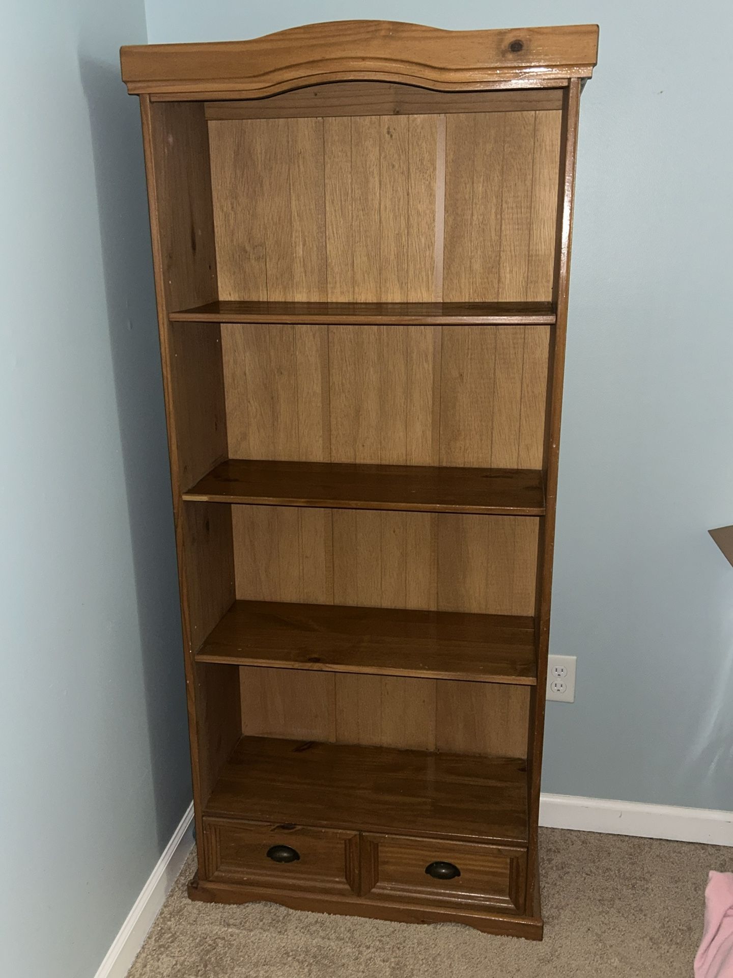 Wooden Bookshelf