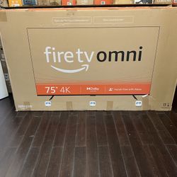 Amazon Fire TV 75" Omni Series 4K UHD smart TV with Dolby Vision, hands-free with Alexa